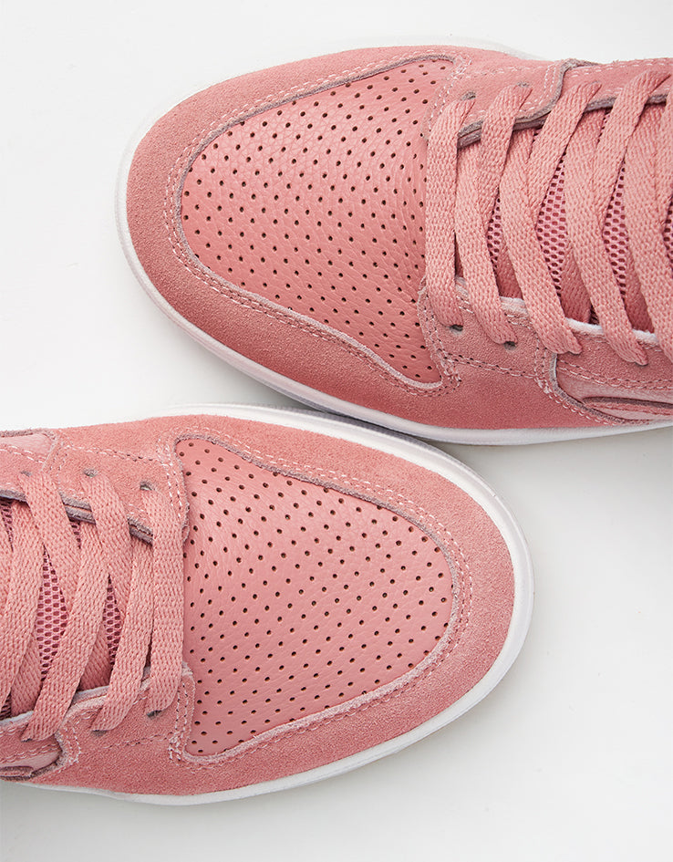 Lakai Telford Low Skate Shoes - Rose Suede