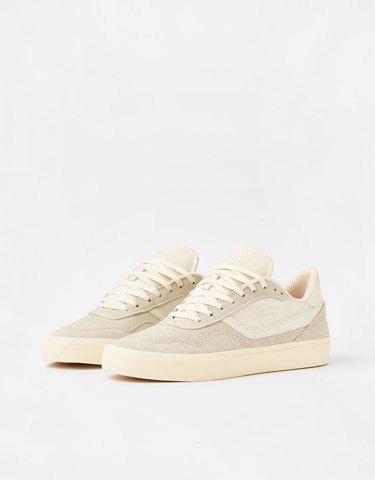 Lakai Terrace Vulc Skate Shoes - Cream Suede