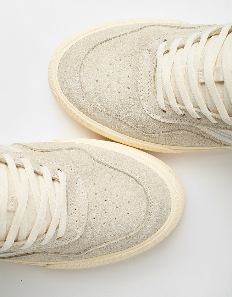 Lakai Terrace Vulc Skate Shoes - Cream Suede