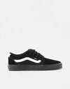 Vans Skate Chukka Low Sidestripe Shoes - Black/Black/White