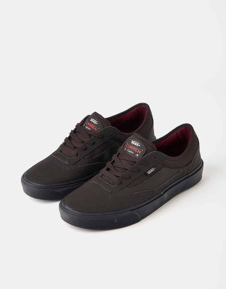 Vans Skate Curren Caples Shoes - Dark Brown