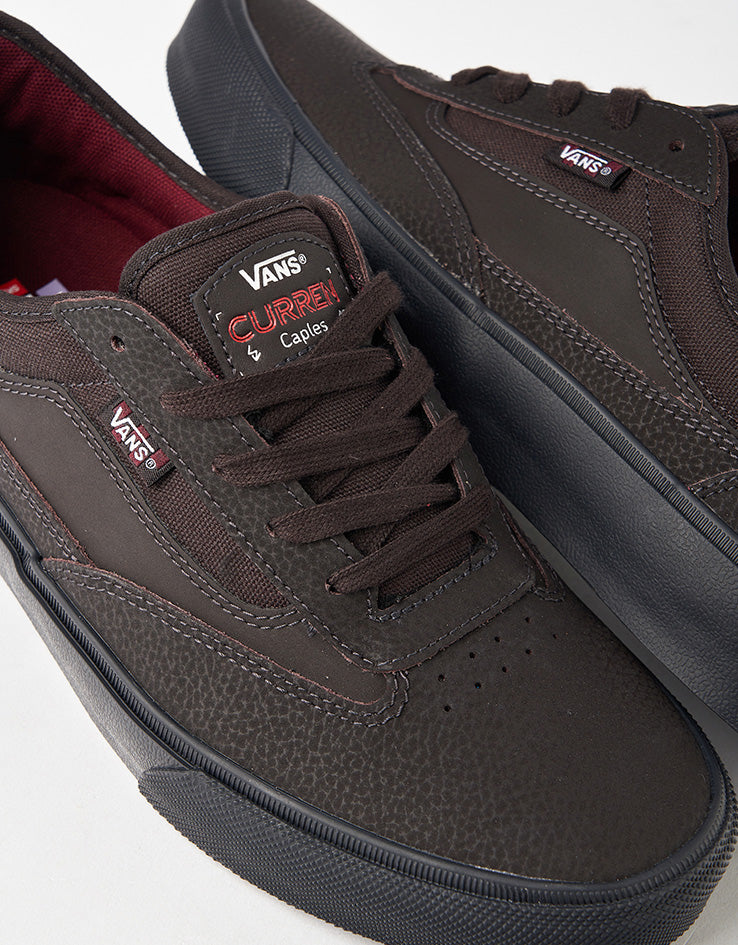 Vans Skate Curren Caples Shoes - Dark Brown
