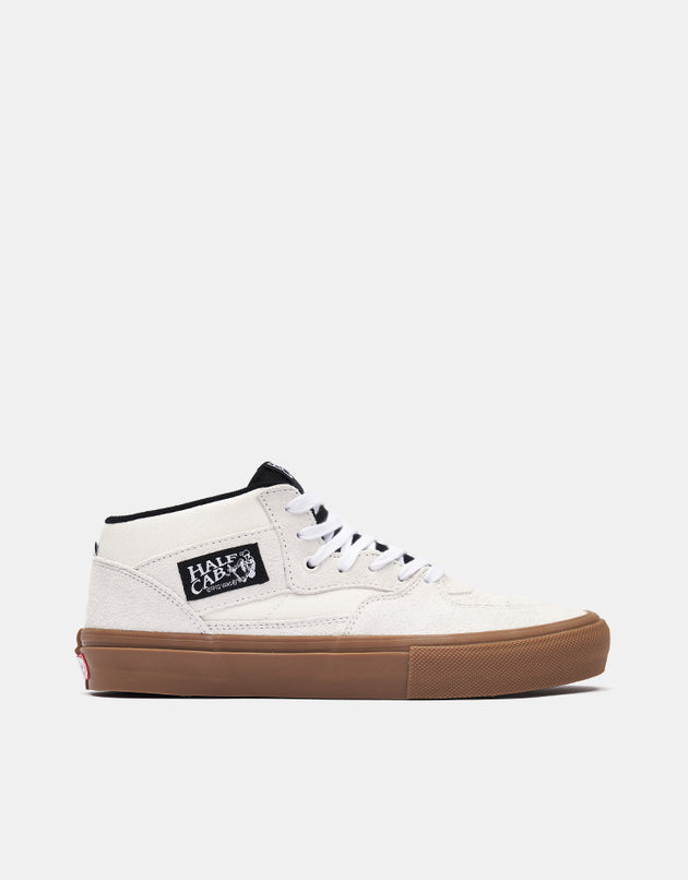 Vans Skate Half Cab Shoes - Antique White/Gum