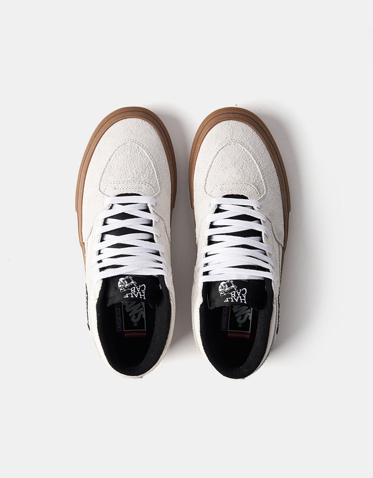 Vans Skate Half Cab Shoes - Antique White/Gum