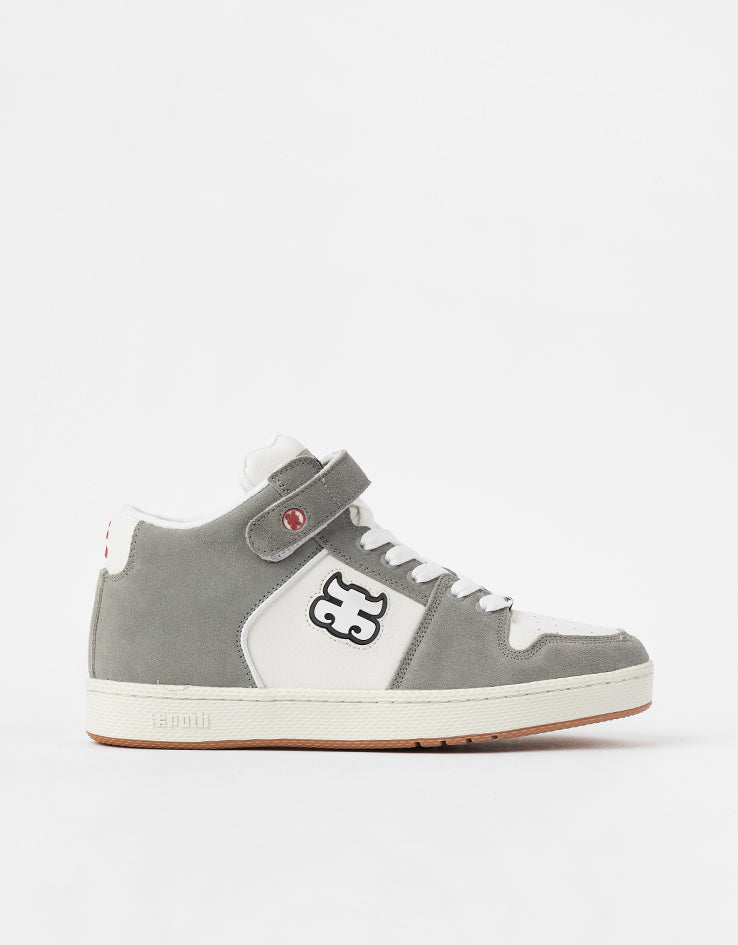 IPATH Grasshopper Skate Shoes - Cement/White Leather