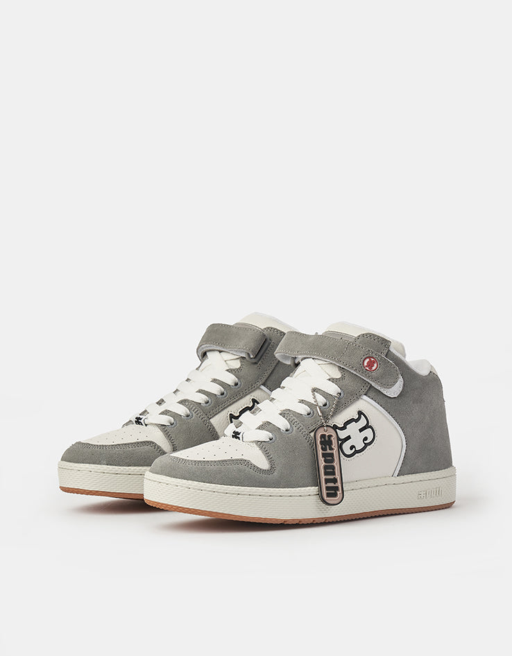 IPATH Grasshopper Skate Shoes - Cement/White Leather