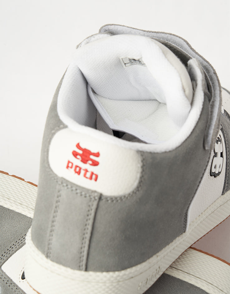 IPATH Grasshopper Skate Shoes - Cement/White Leather