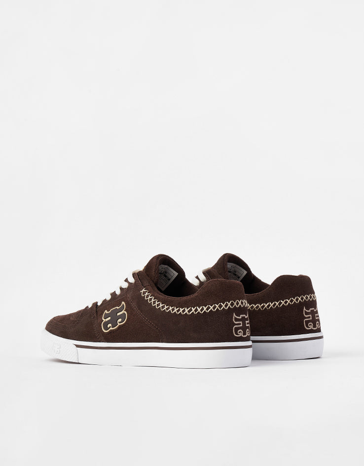 IPATH Reed Low Skate Shoes - Brown Suede
