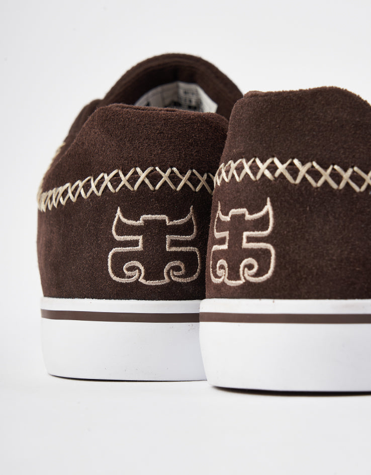 IPATH Reed Low Skate Shoes - Brown Suede