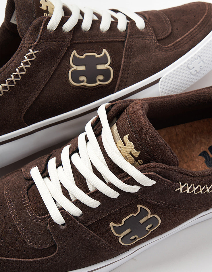 IPATH Reed Low Skate Shoes - Brown Suede