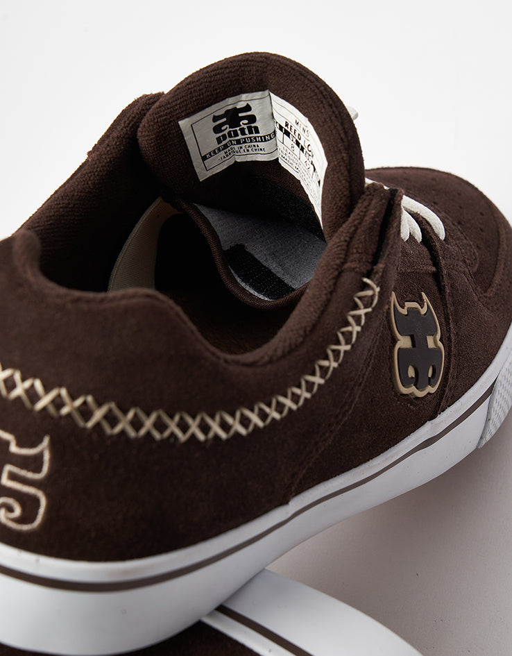 IPATH Reed Low Skate Shoes - Brown Suede