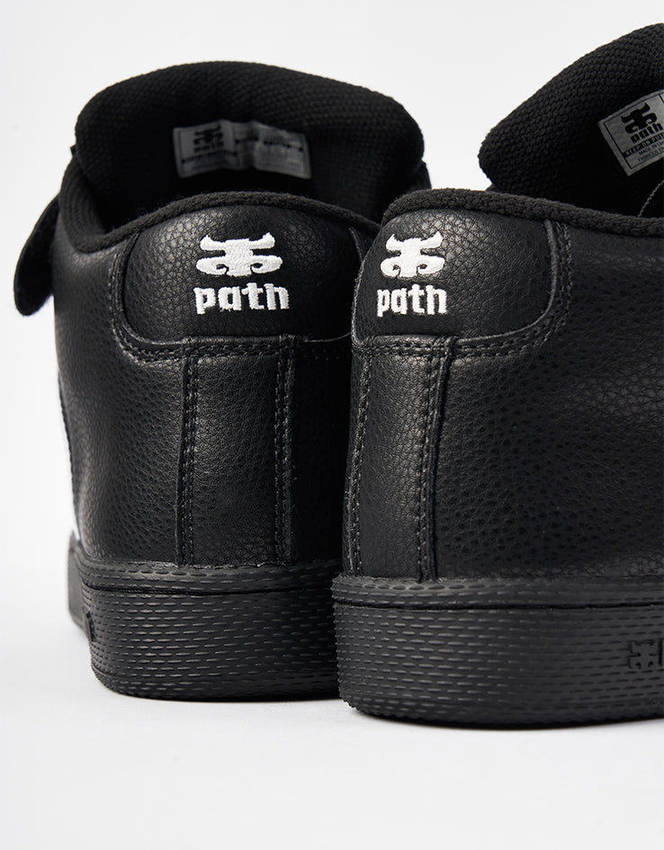 IPATH Grasshopper Skate Shoes - Black Leather