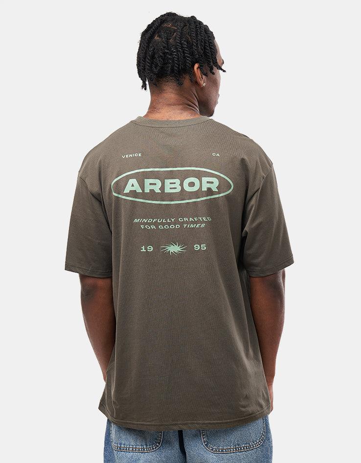 Arbor Craft Organic T-Shirt - Faded Black
