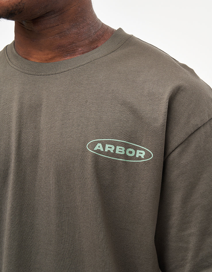Arbor Craft Organic T-Shirt - Faded Black