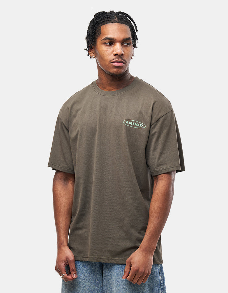 Arbor Craft Organic T-Shirt - Faded Black