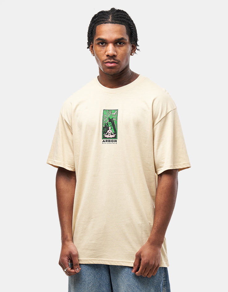 Arbor Chaos Organic T-Shirt - Sand