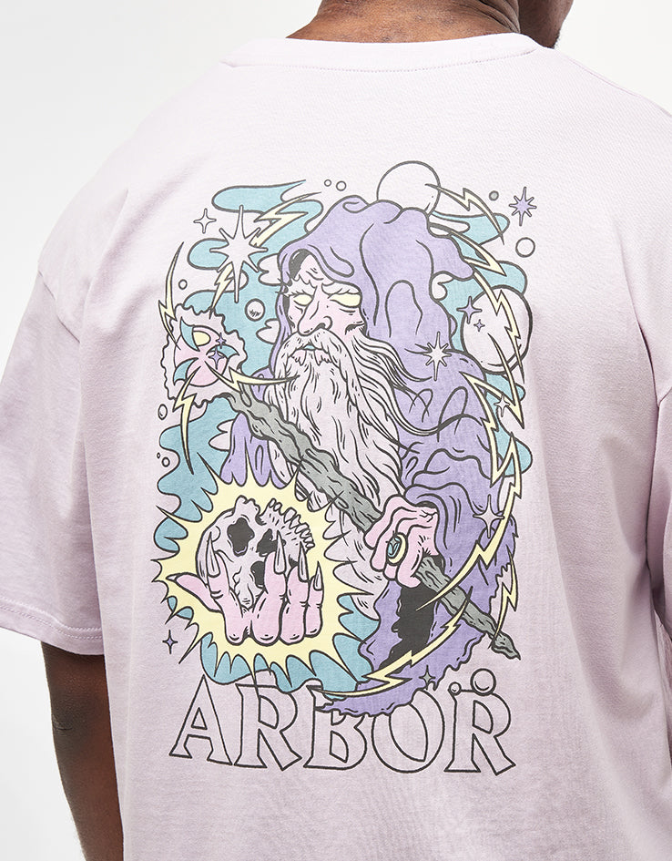 Arbor Wizard Organic T-Shirt - Faded Purple
