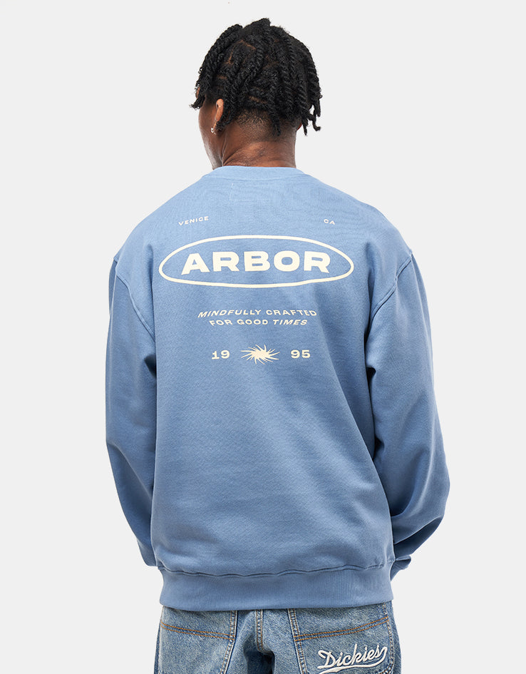 Arbor Craft Organic Crew - Faded Blue