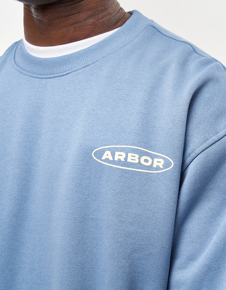 Arbor Craft Organic Crew - Faded Blue