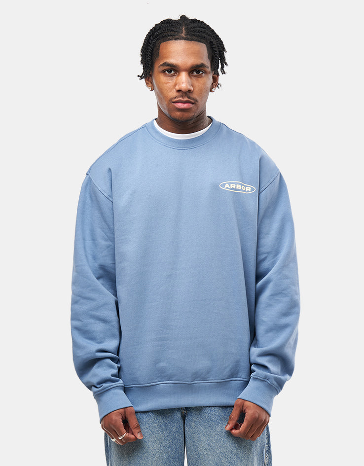 Arbor Craft Organic Crew - Faded Blue