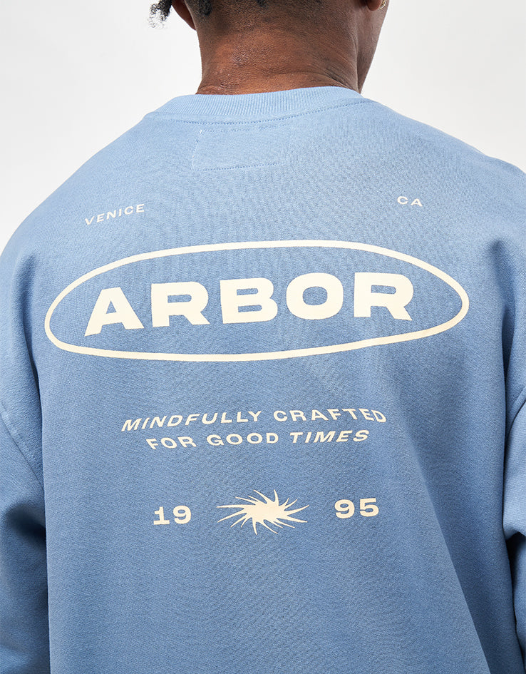 Arbor Craft Organic Crew - Faded Blue