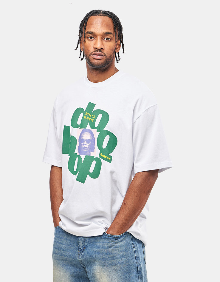 Butter Goods x Miles Davis Doo-Bop T-Shirt - White