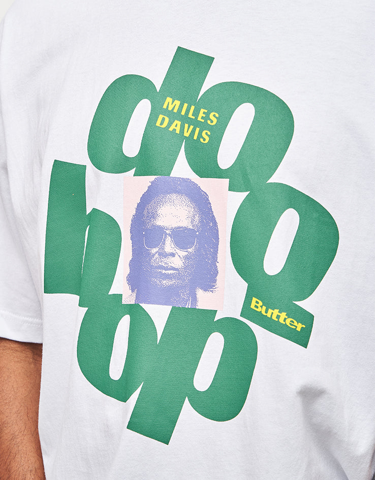 Butter Goods x Miles Davis Doo-Bop T-Shirt - White