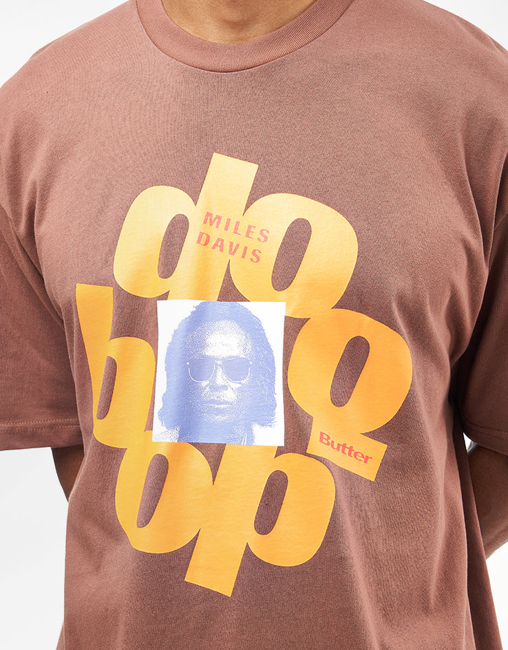 Butter Goods x Miles Davis Doo-Bop T-Shirt - Brown