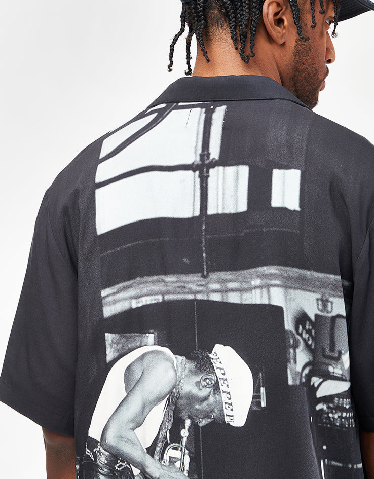 Butter Goods x Miles Davis Savoy Rayon S/S Shirt - Black