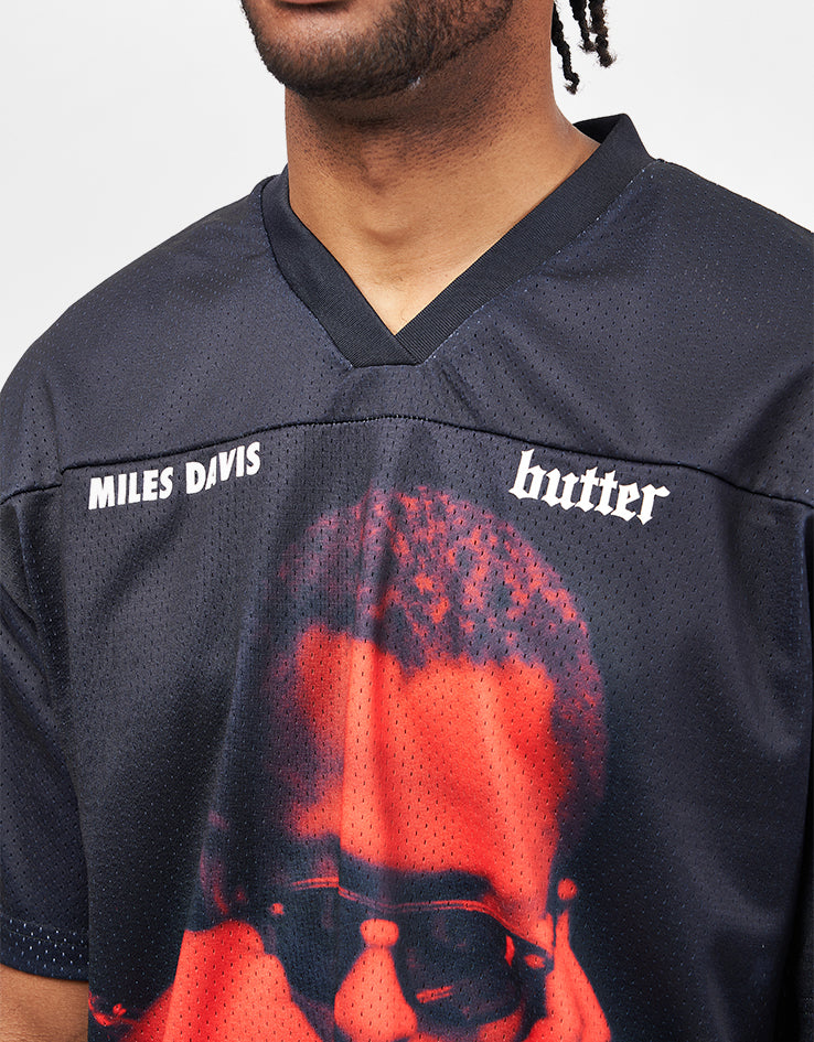 Butter Goods x Miles Davis Round About Midnight Jersey - Black