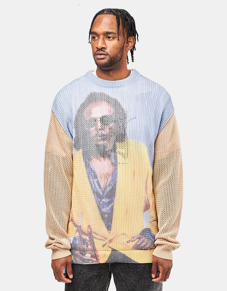 Butter Goods x Miles Davis Miles Knit Sweater - Cream