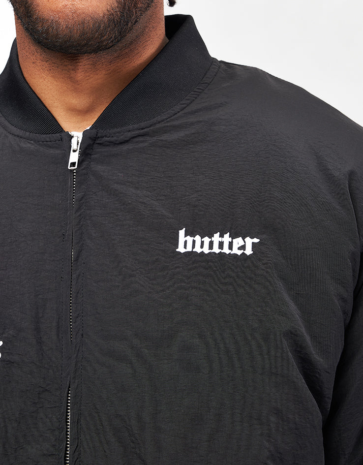 Butter Goods x Miles Davis Miles Bomber Jacket - Black