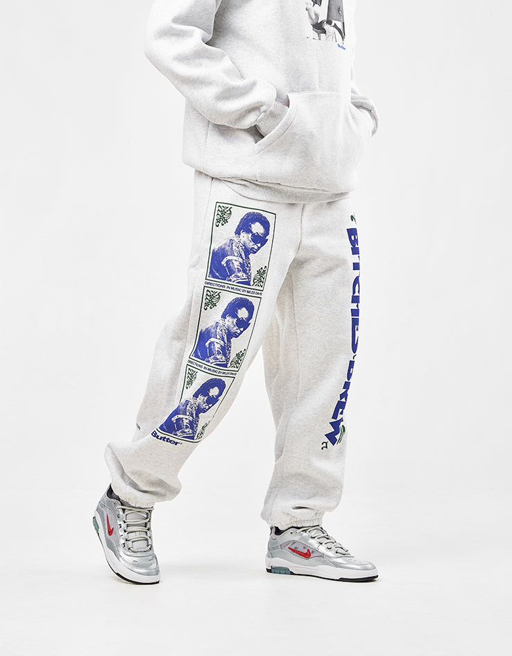 Butter Goods x Miles Davis Bitches Brew Sweatpants - Ash