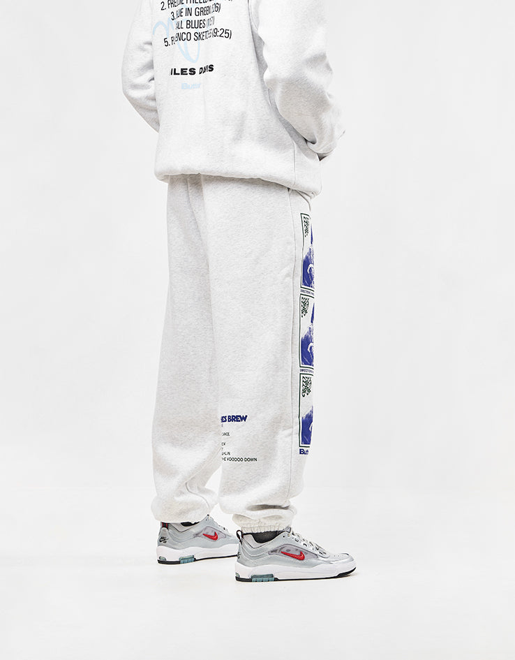 Butter Goods x Miles Davis Bitches Brew Sweatpants - Ash
