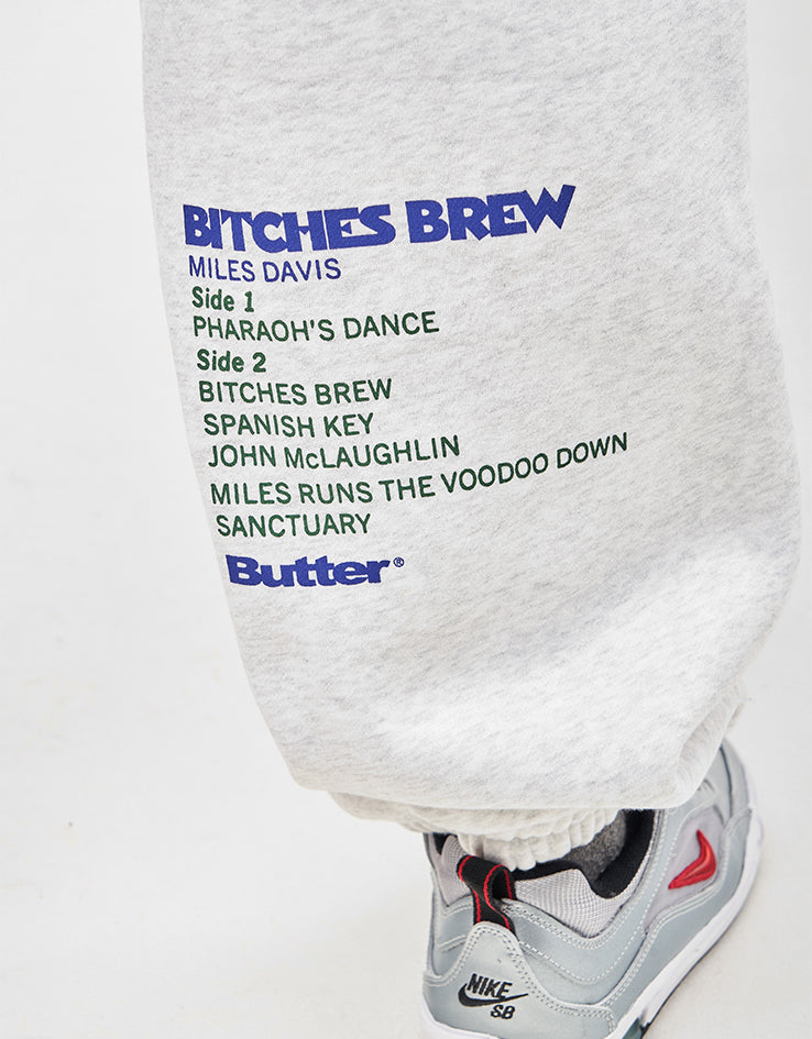 Butter Goods x Miles Davis Bitches Brew Sweatpants - Ash