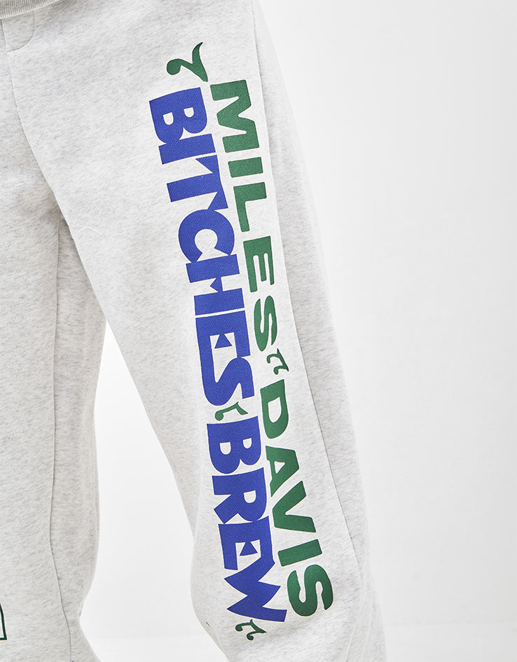 Butter Goods x Miles Davis Bitches Brew Sweatpants - Ash