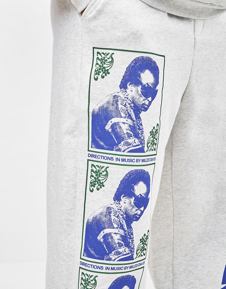Butter Goods x Miles Davis Bitches Brew Sweatpants - Ash