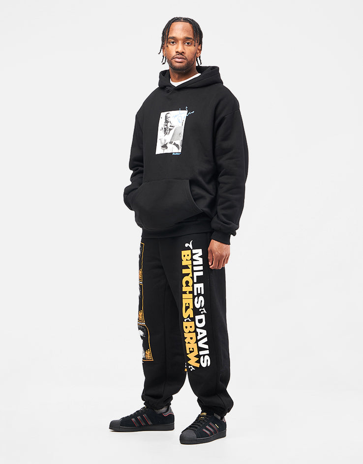 Butter Goods x Miles Davis Bitches Brew Sweatpants - Black