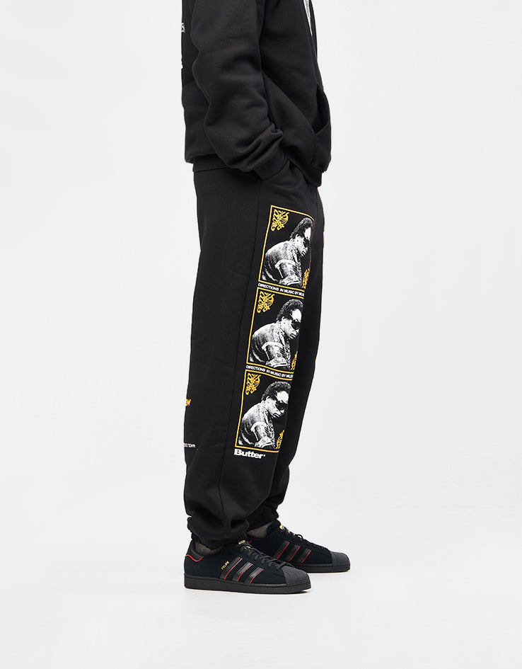 Butter Goods x Miles Davis Bitches Brew Sweatpants - Black