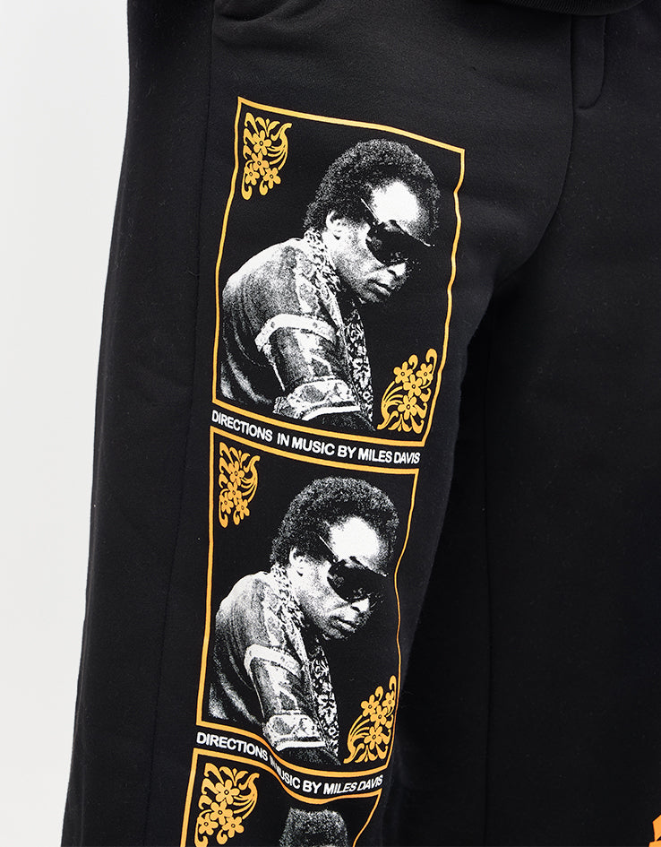 Butter Goods x Miles Davis Bitches Brew Sweatpants - Black