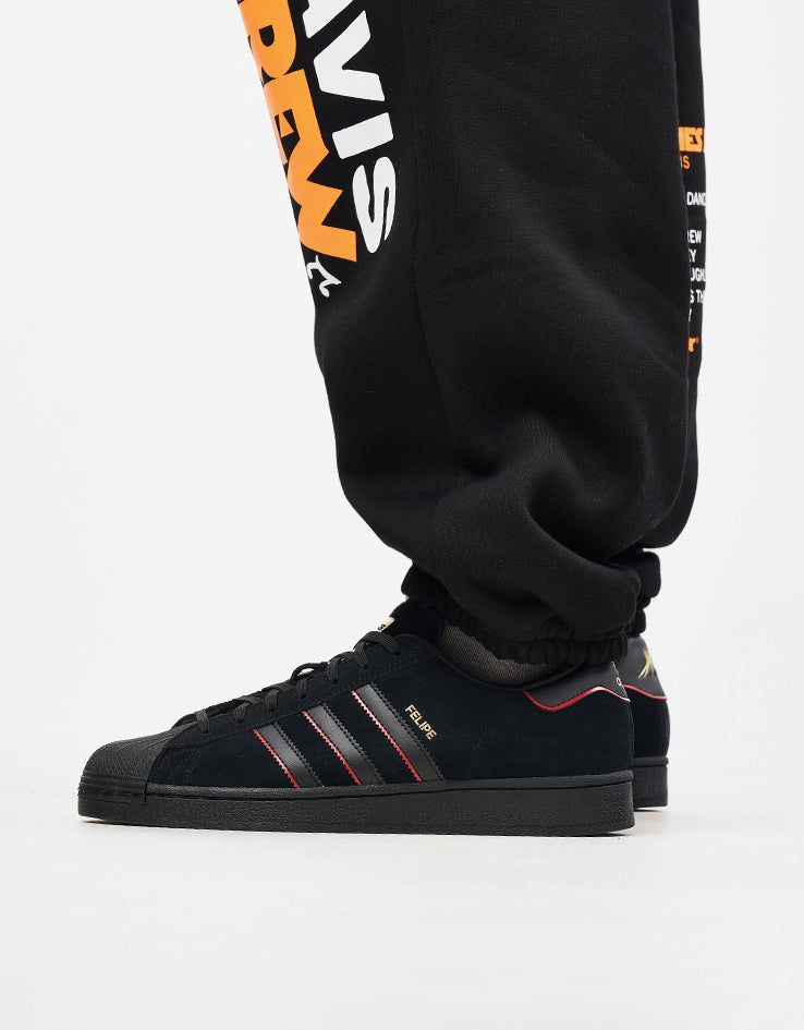 Butter Goods x Miles Davis Bitches Brew Sweatpants - Black