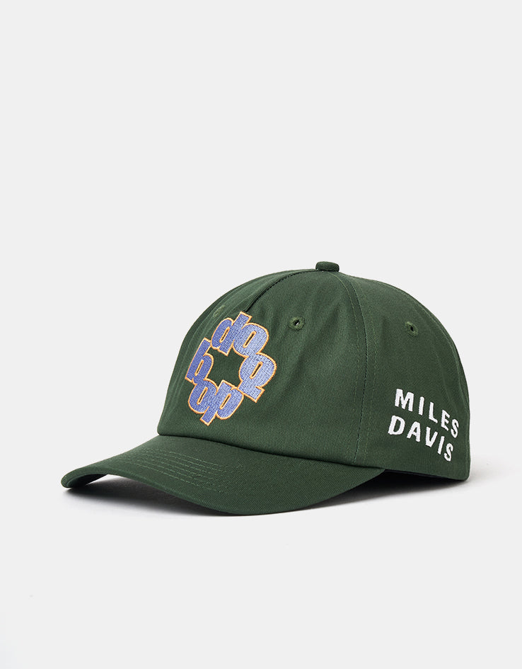 Butter Goods x Miles Davis Doo-Bop 5 Panel Cap - Forest