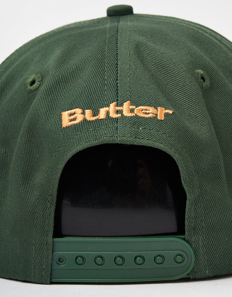 Butter Goods x Miles Davis Doo-Bop 5 Panel Cap - Forest
