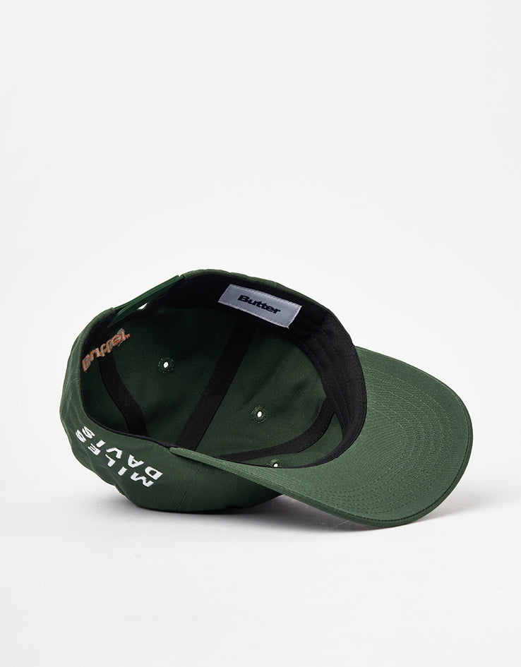 Butter Goods x Miles Davis Doo-Bop 5 Panel Cap - Forest