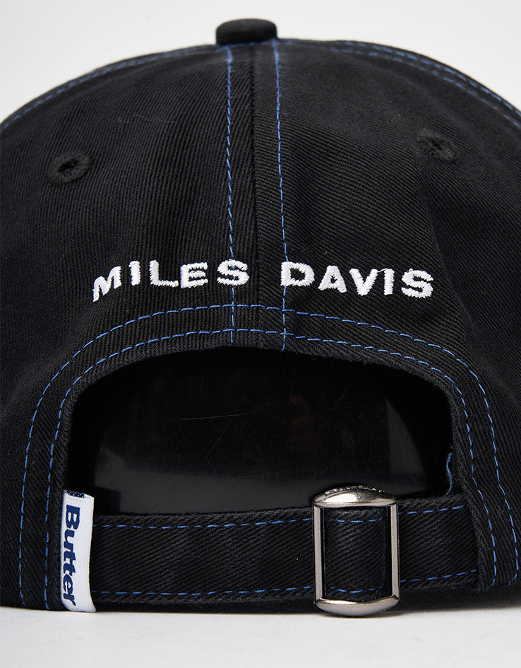 Butter Goods x Miles Davis Kind Of Blue 6 Panel Cap - Black