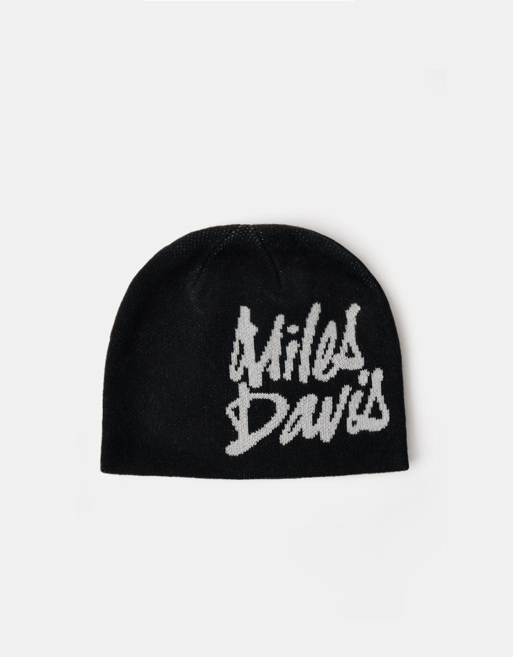 Butter Goods x Miles Davis Miles Skully Beanie - Black