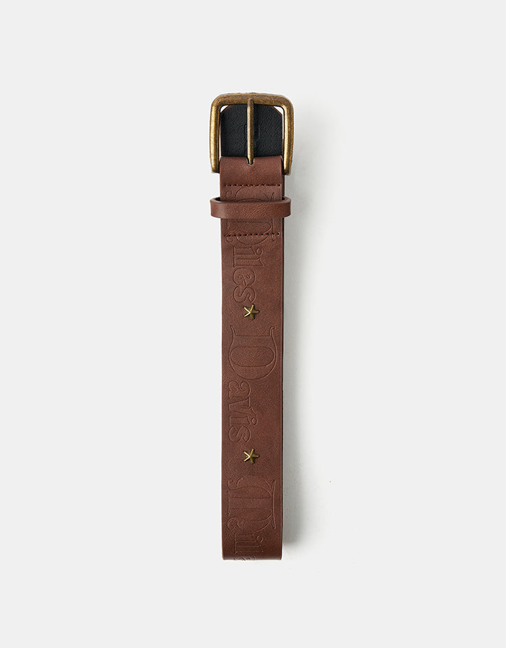Butter Goods x Miles Davis Miles Studded Belt - Brown