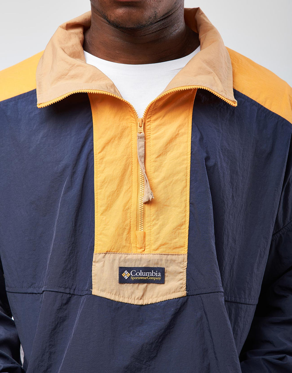 Columbia Riptide™ II Retro Windbreaker Anorak - Nocturnal/Summer Orange