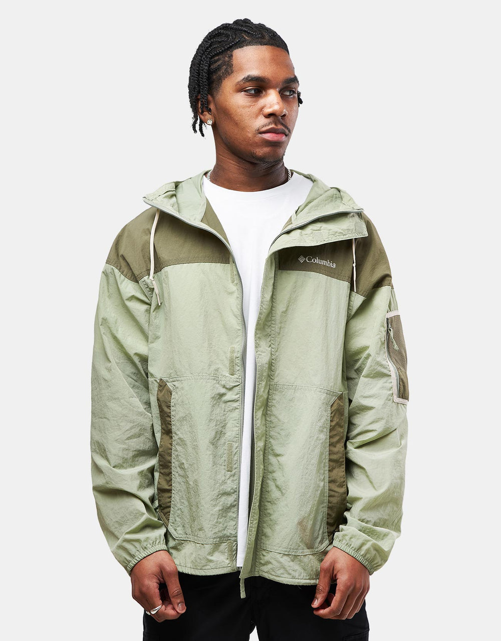 Columbia Challenger™ II Windbreaker - Safari/Stone Green
