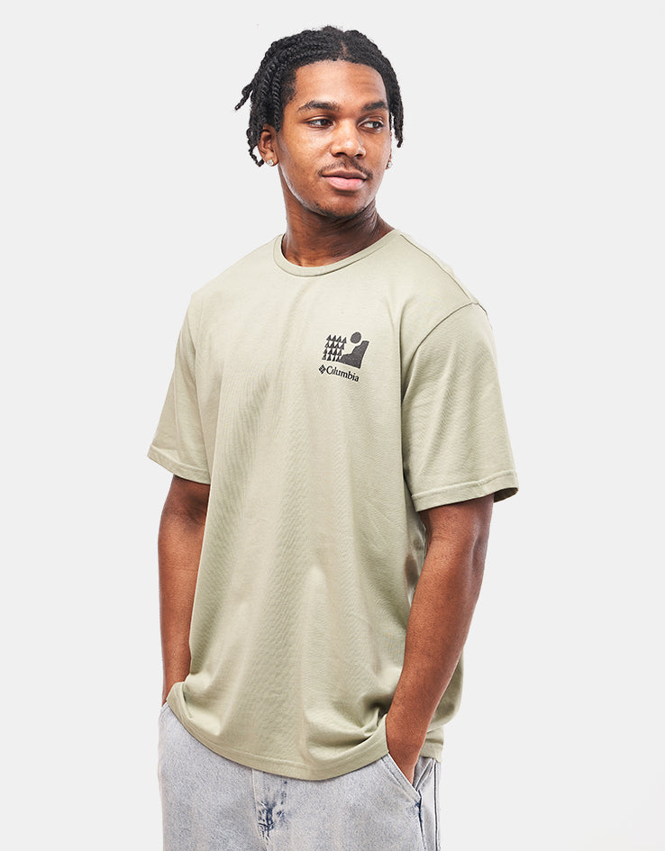 Columbia Explorers Canyon™ Back T-Shirt - Safrai/Explore Outdoors